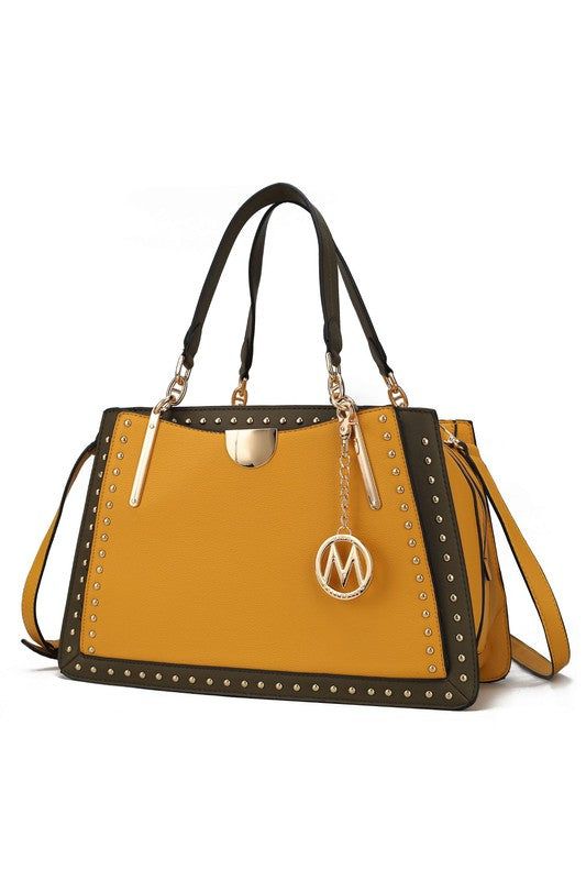 "Aubrey" Satchel Handbag Crossover by Mia k