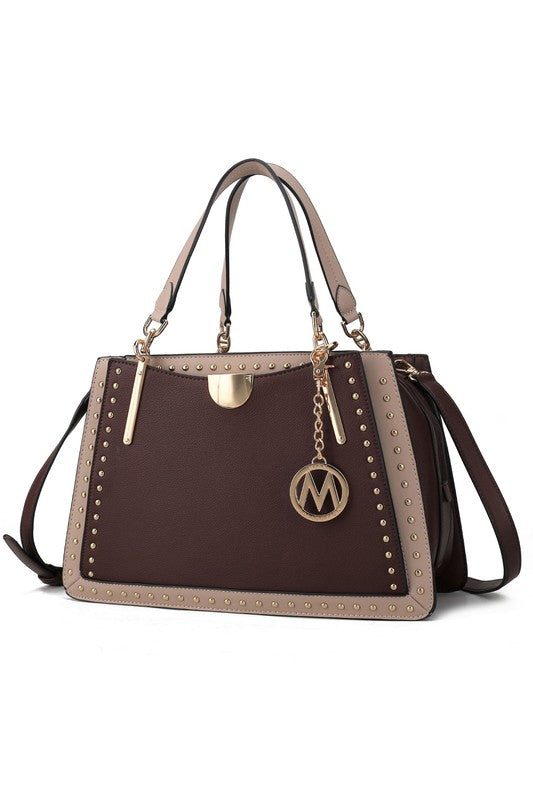 "Aubrey" Satchel Handbag Crossover by Mia k