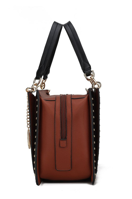 "Aubrey" Satchel Handbag Crossover by Mia k