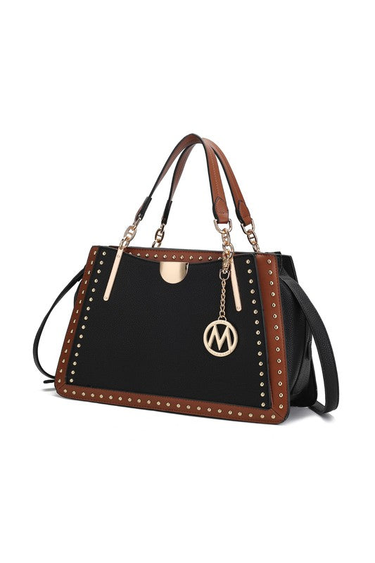 "Aubrey" Satchel Handbag Crossover by Mia k