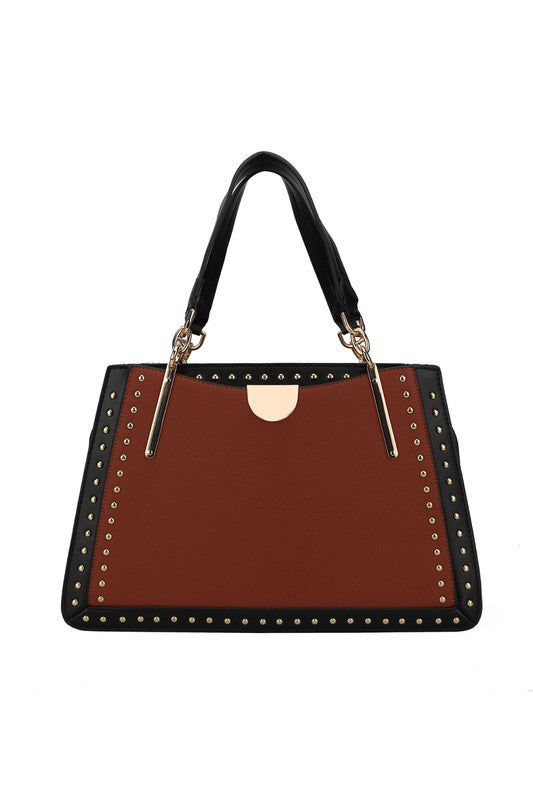 "Aubrey" Satchel Handbag Crossover by Mia k
