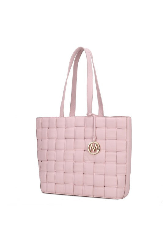 ‘Rowan’ Woven Tote Bag by Mia K