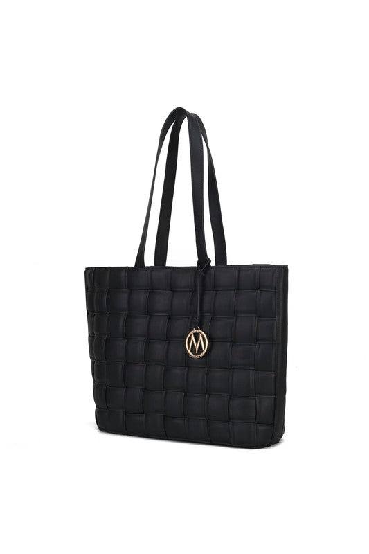 ‘Rowan’ Woven Tote Bag by Mia K
