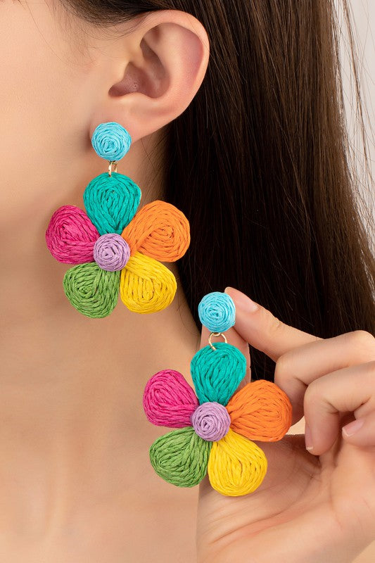 "Spring Bloom" drop earrings