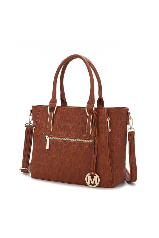 Cairo M Signature Satchel Bag