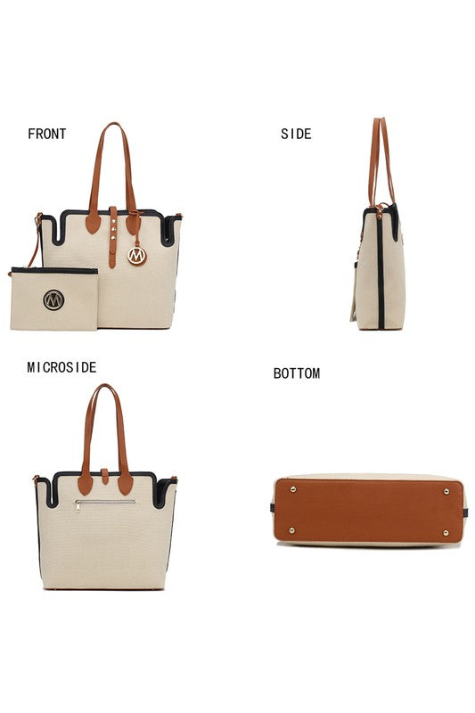 Juliana Oversize Tote & Wristlet