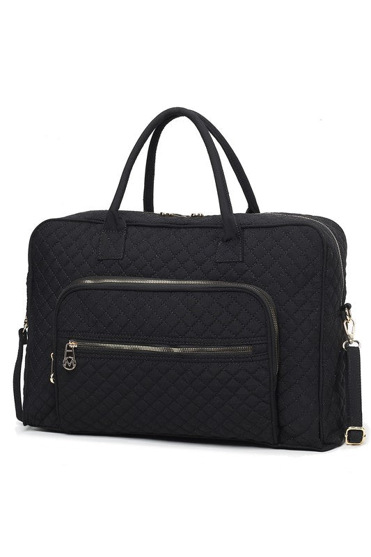Jayla Solid Quilted Duffle Bag