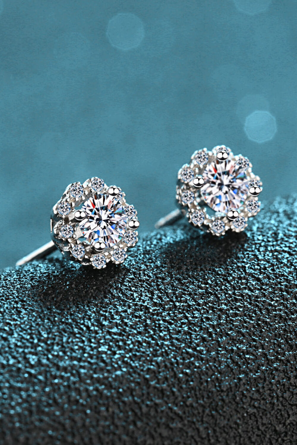 Floral-Shaped Stud Earrings