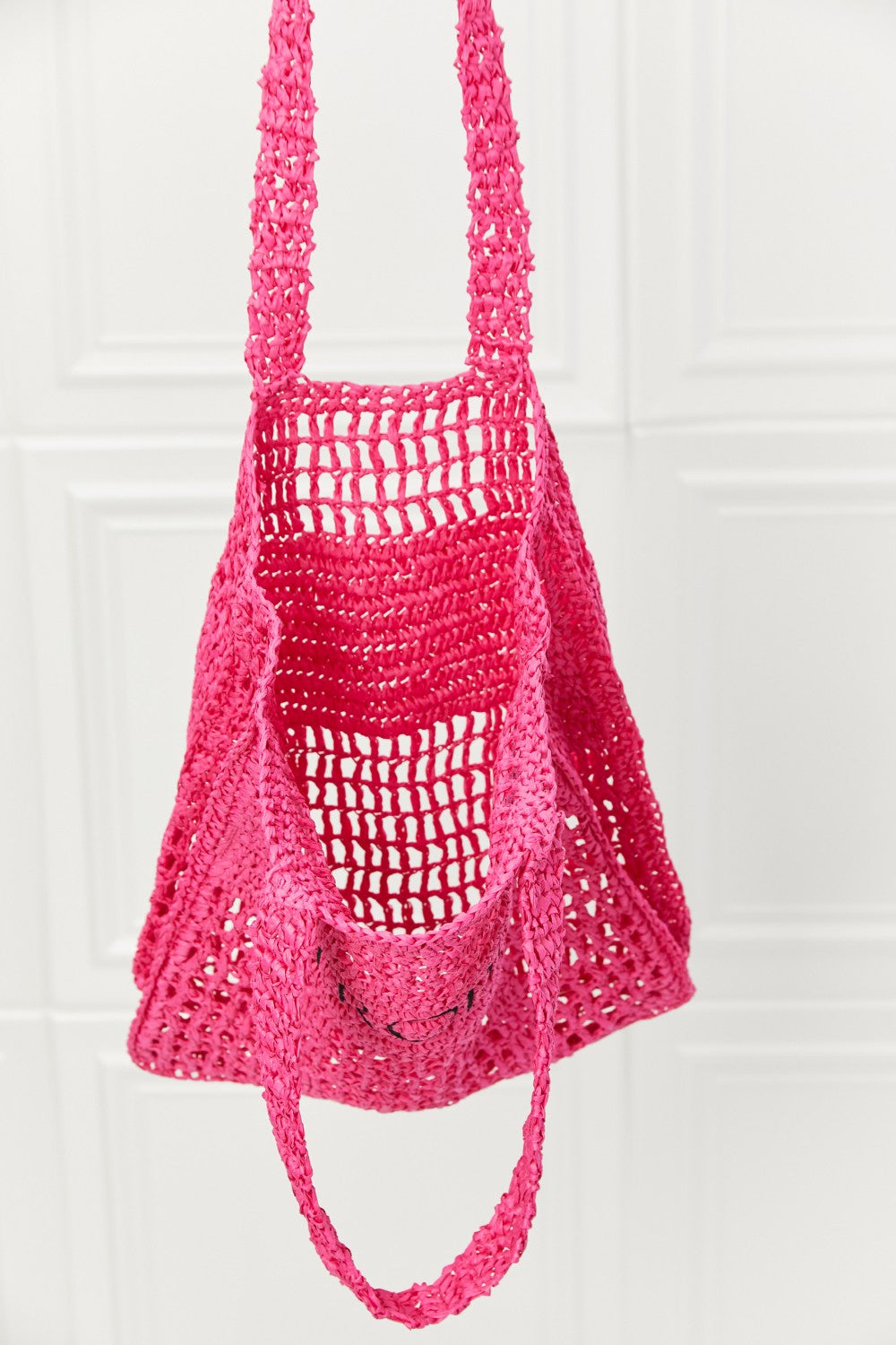 "Tropic Babe" Straw Tote Bag