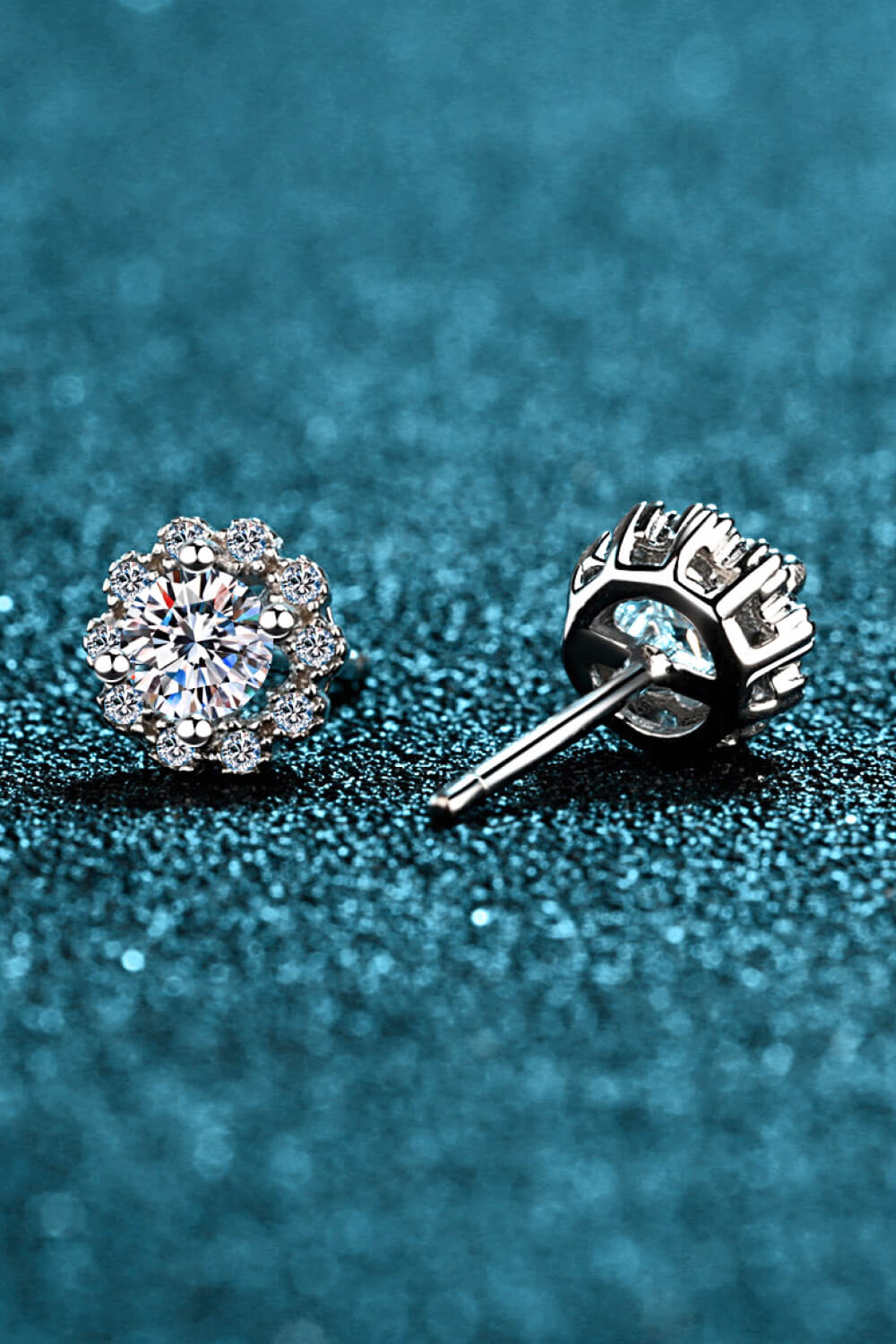 Floral-Shaped Stud Earrings