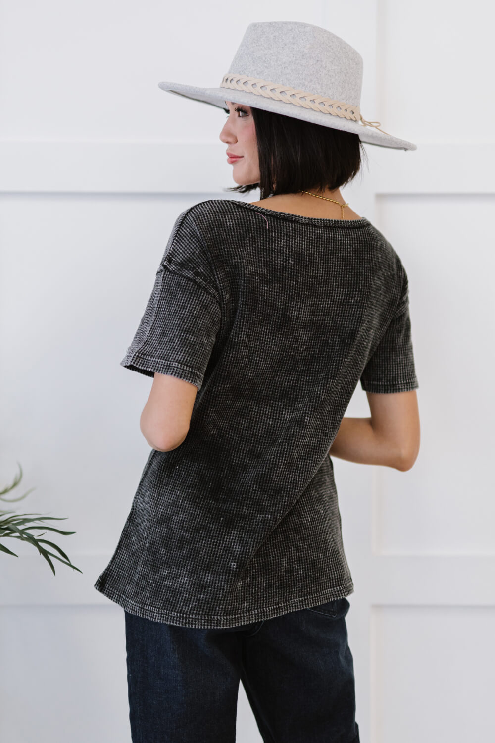 "Something New" Thermal Knit Top