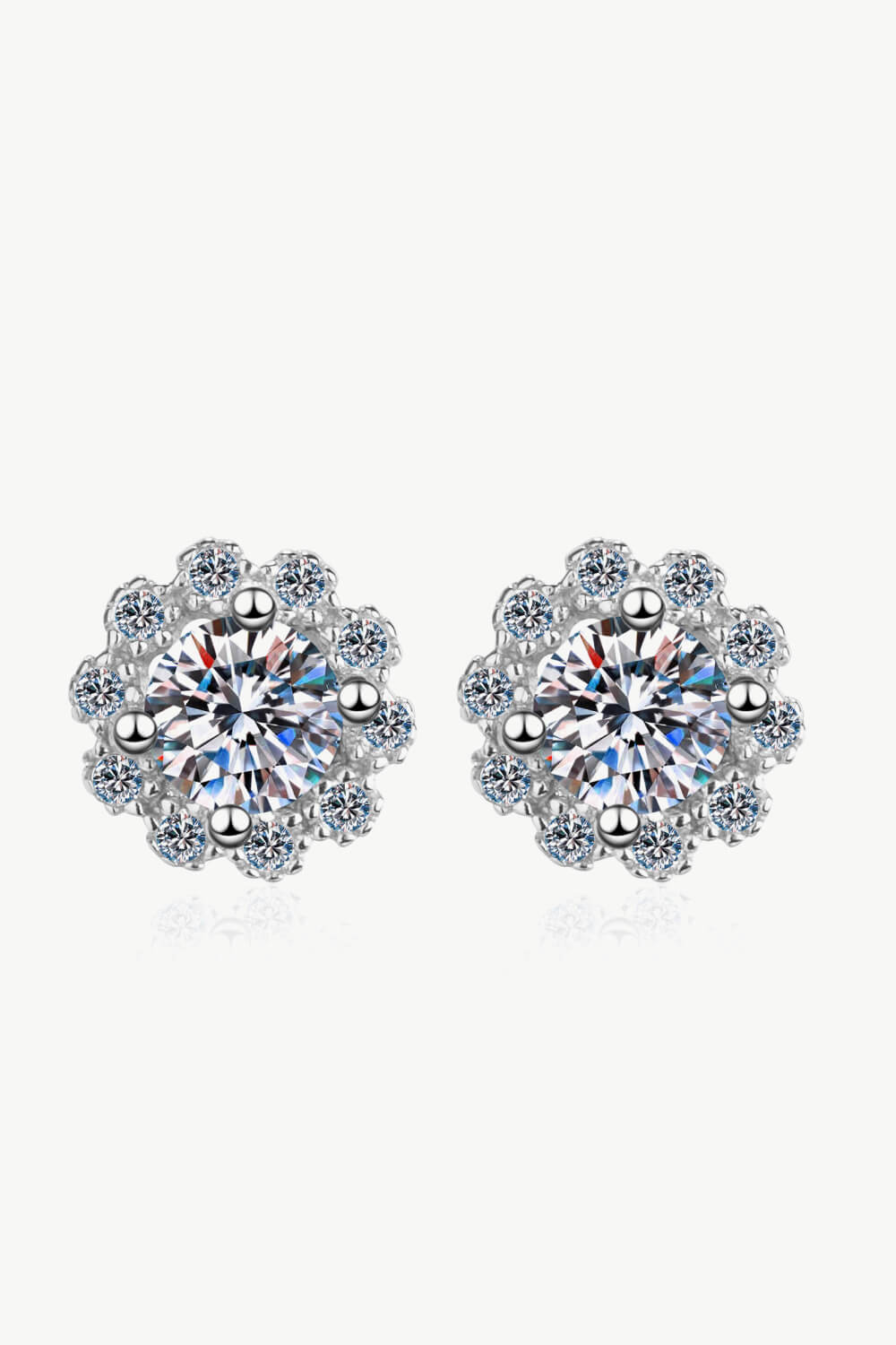 Floral-Shaped Stud Earrings