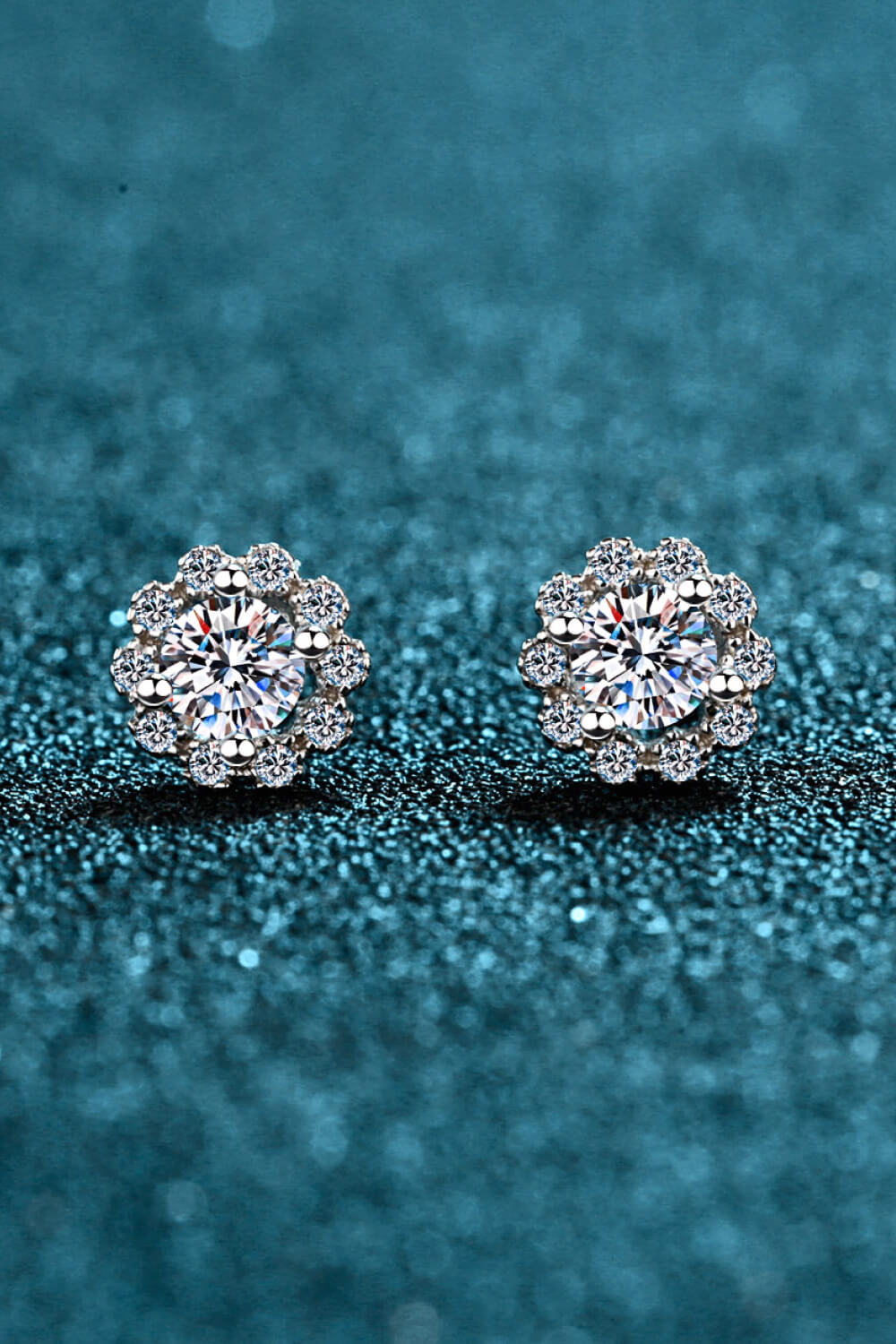 Floral-Shaped Stud Earrings