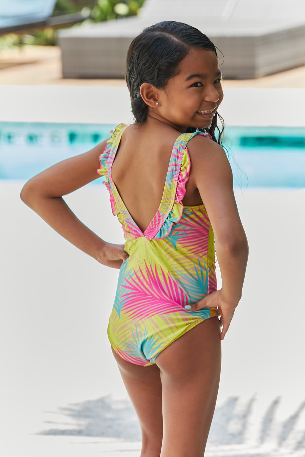 Mommy & Me One-Piece in Multi Palms