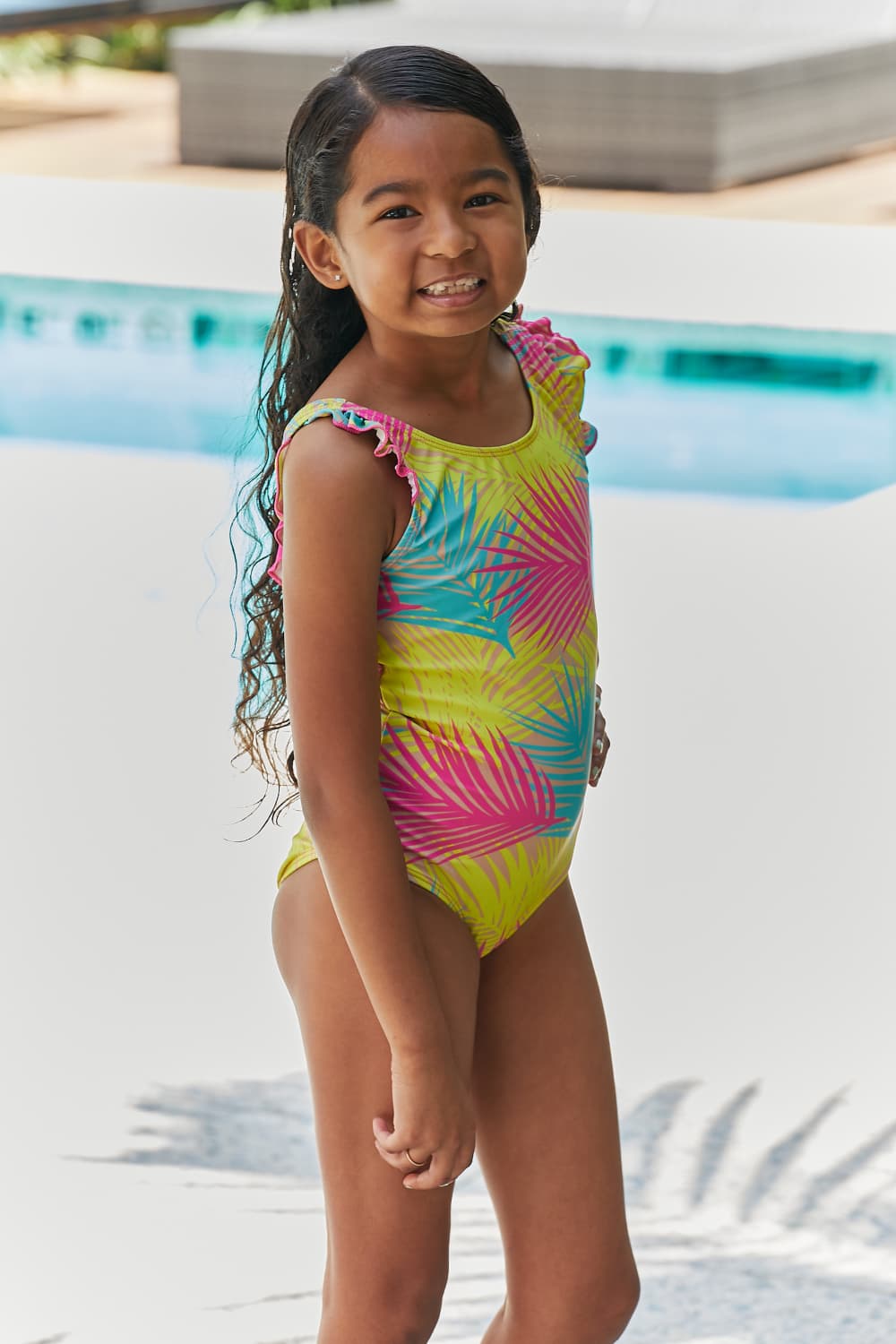 Mommy & Me One-Piece in Multi Palms