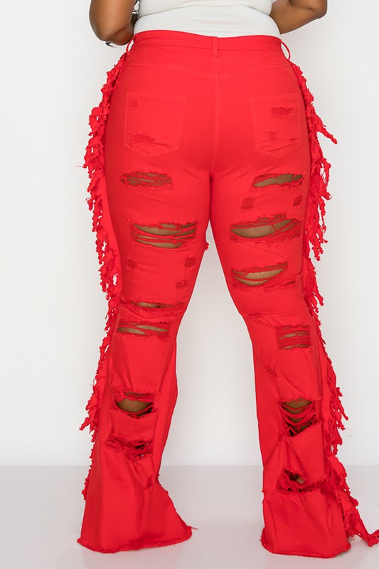 'Off the Fringes" Jeans