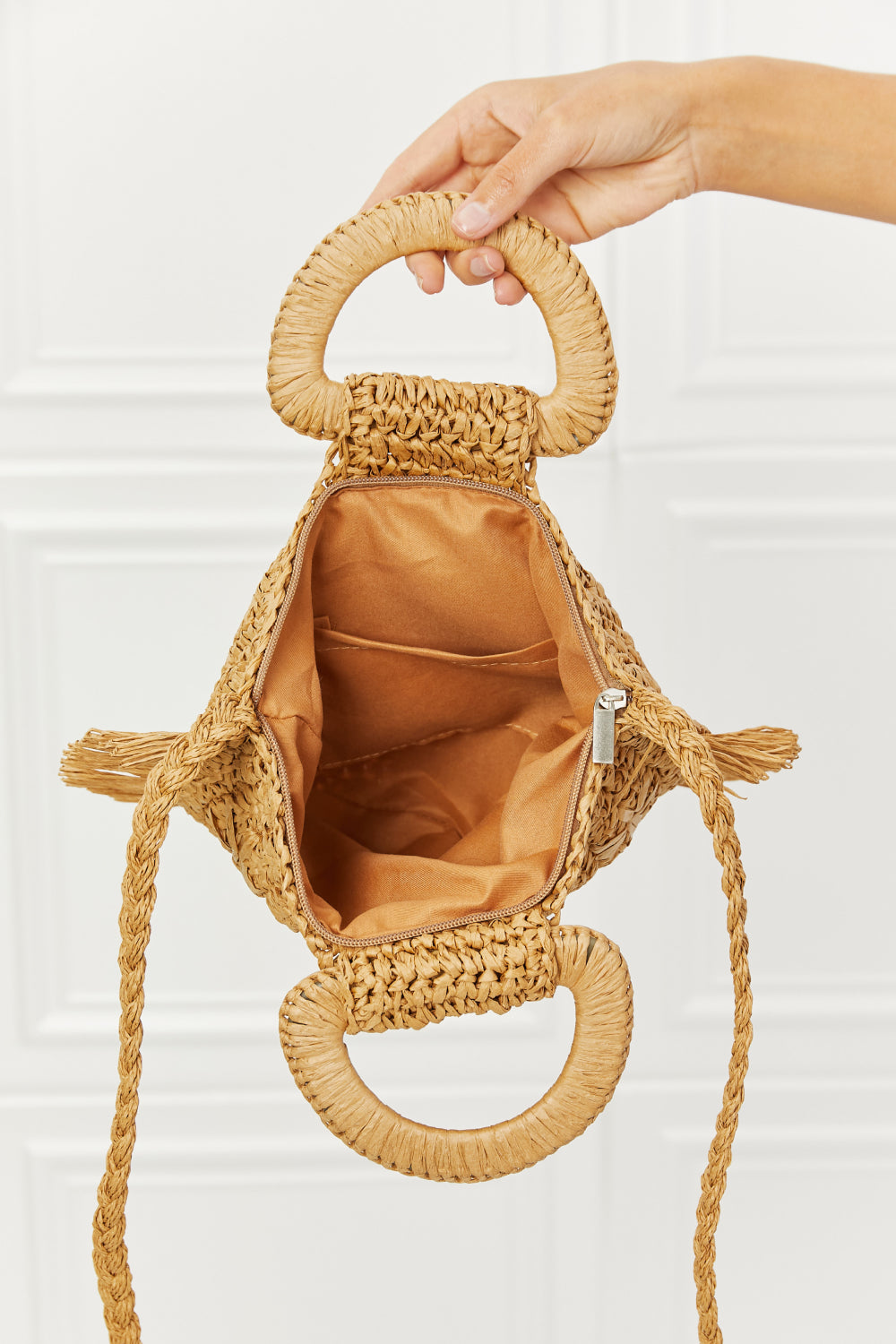 "Vacation Mode" Straw Handbag