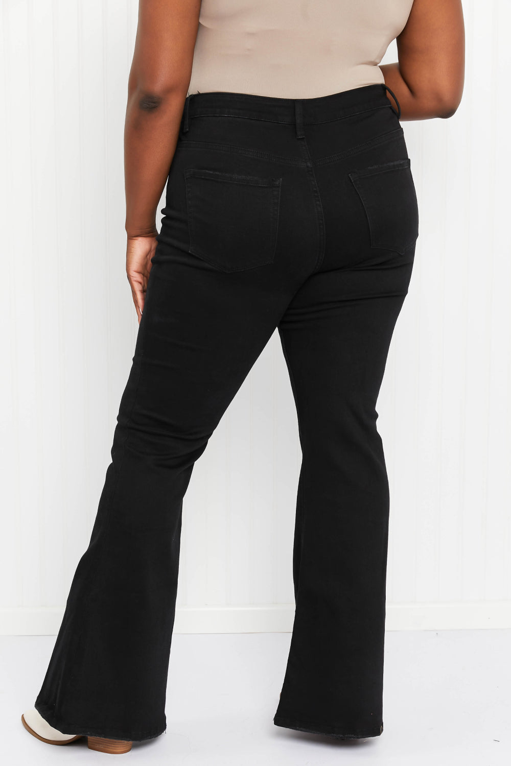 "Veronica" High-Rise Super Flare Jeans