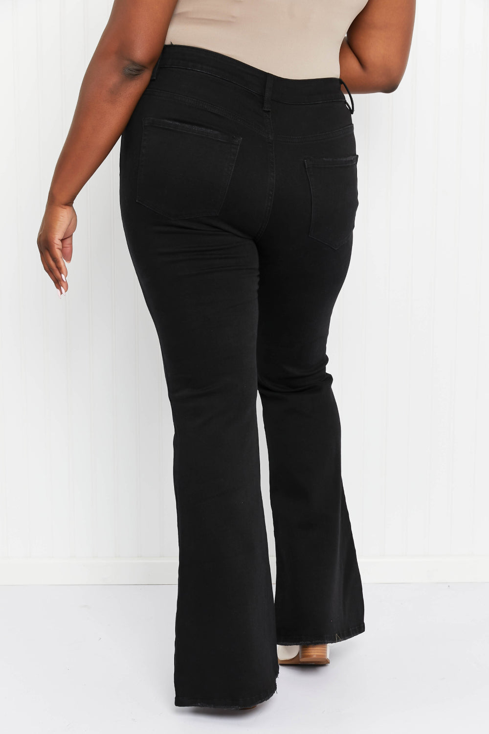 "Veronica" High-Rise Super Flare Jeans