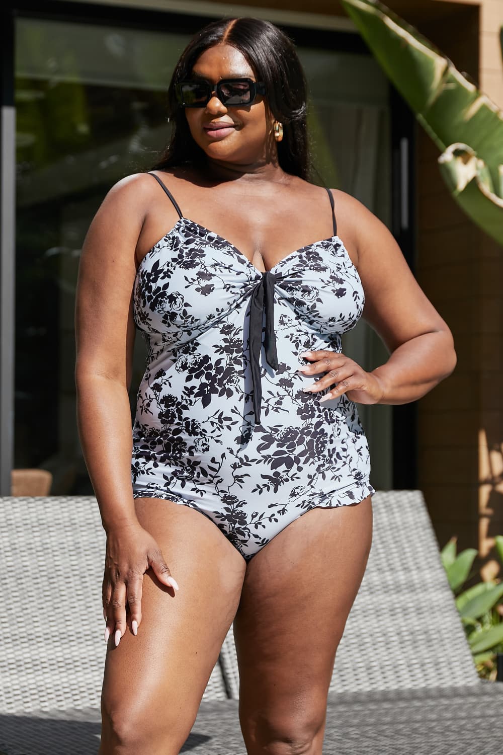 Côte d'Azur Mommy & Me Ruffle Trim One-Piece Swimsuit