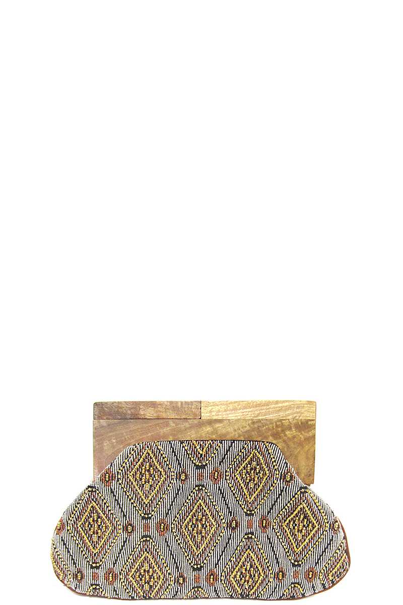 “Monifa" clutch bag