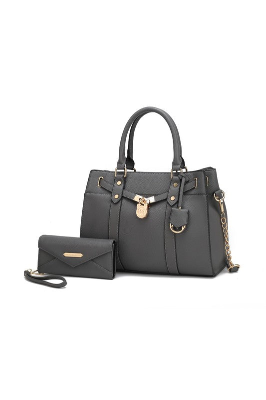 "Christine" Satchel with wallet