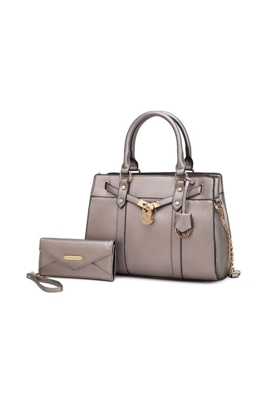 "Christine" Satchel with wallet