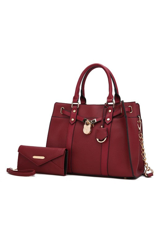 "Christine" Satchel with wallet