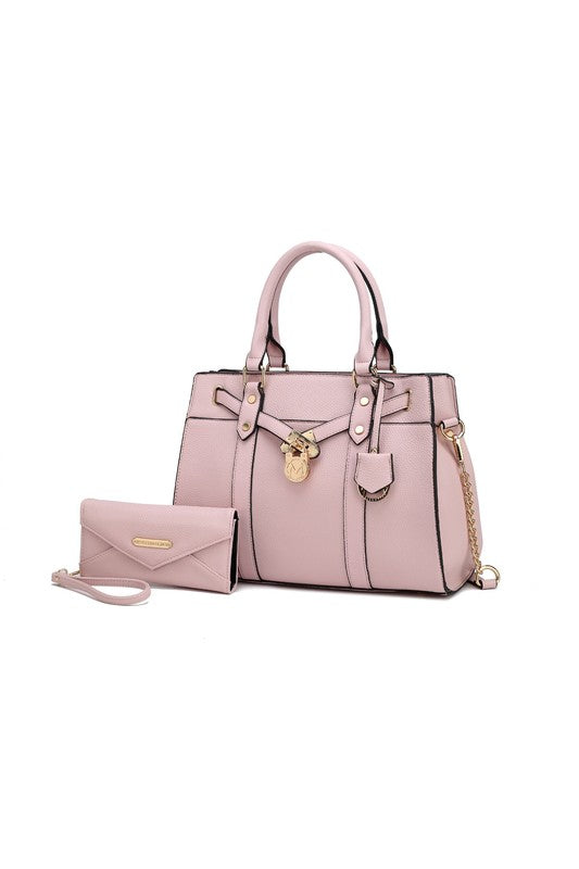 "Christine" Satchel with wallet