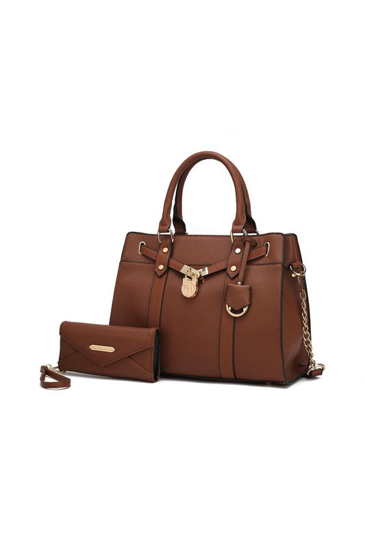 "Christine" Satchel with wallet