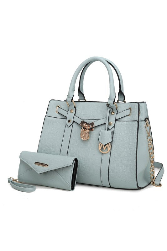 "Christine" Satchel with wallet