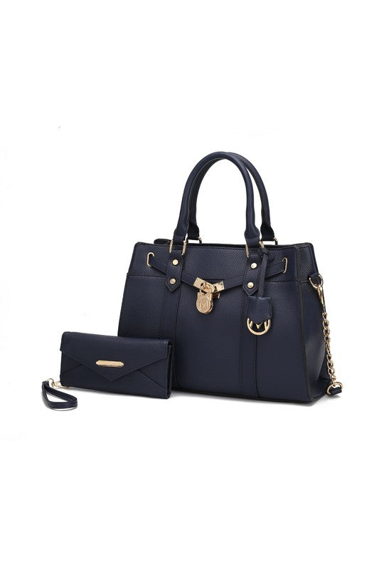 "Christine" Satchel with wallet