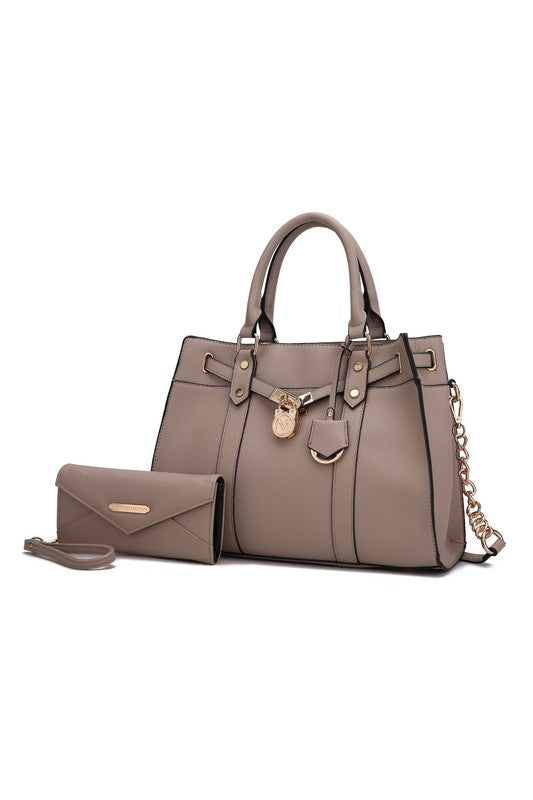 "Christine" Satchel with wallet