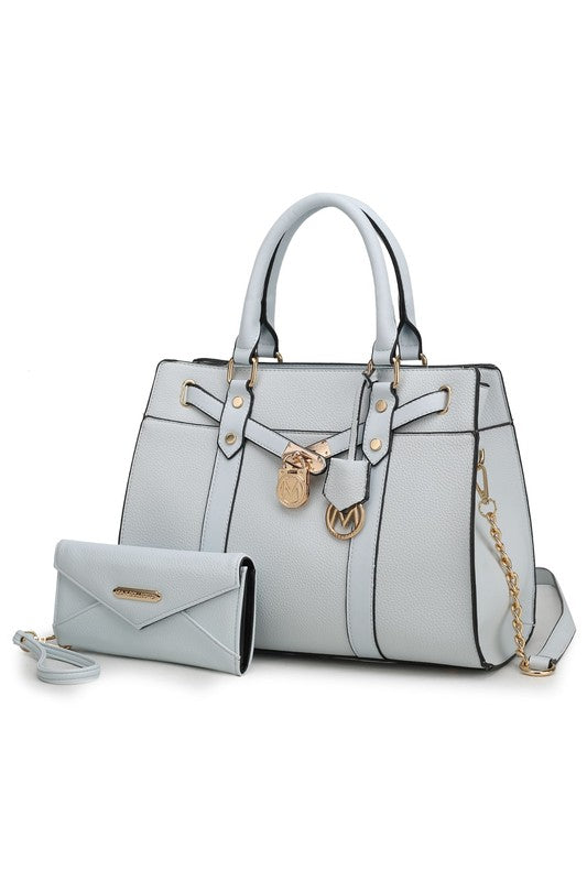 "Christine" Satchel with wallet