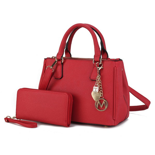 'Ruth' Satchel Bag with Wallet