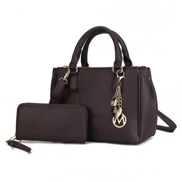 'Ruth' Satchel Bag with Wallet