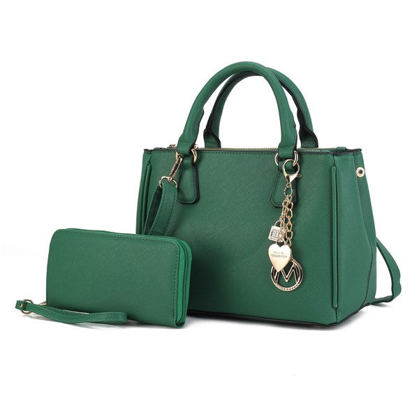 'Ruth' Satchel Bag with Wallet