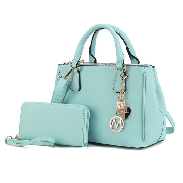 'Ruth' Satchel Bag with Wallet