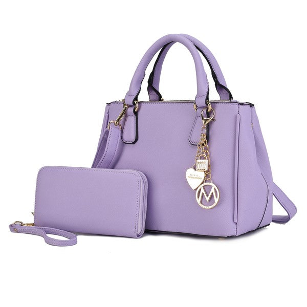 'Ruth' Satchel Bag with Wallet