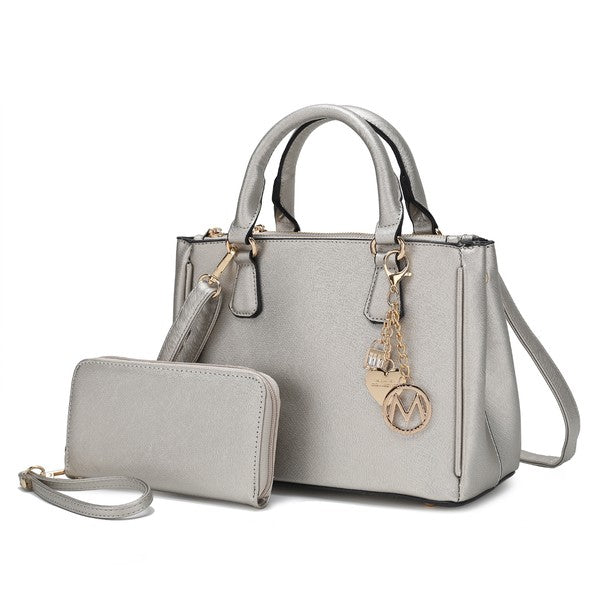 'Ruth' Satchel Bag with Wallet