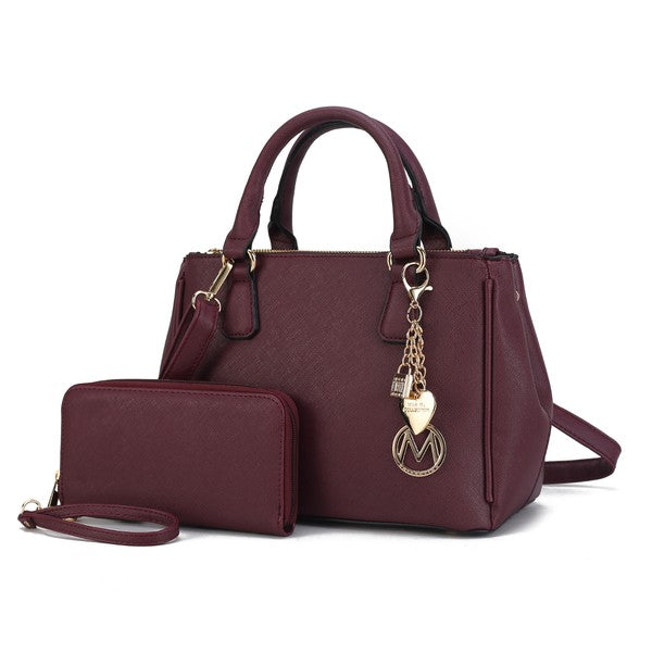 'Ruth' Satchel Bag with Wallet