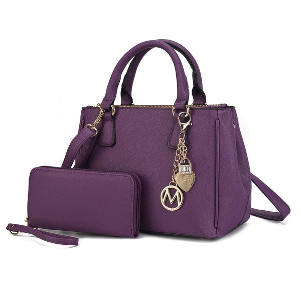 'Ruth' Satchel Bag with Wallet