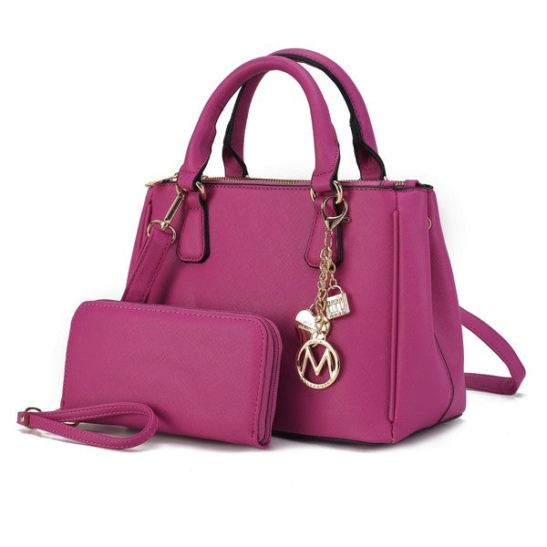 'Ruth' Satchel Bag with Wallet