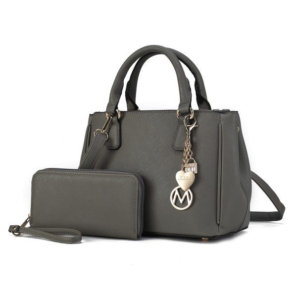 'Ruth' Satchel Bag with Wallet