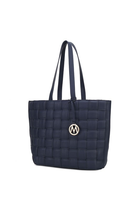 ‘Rowan’ Woven Tote Bag by Mia K