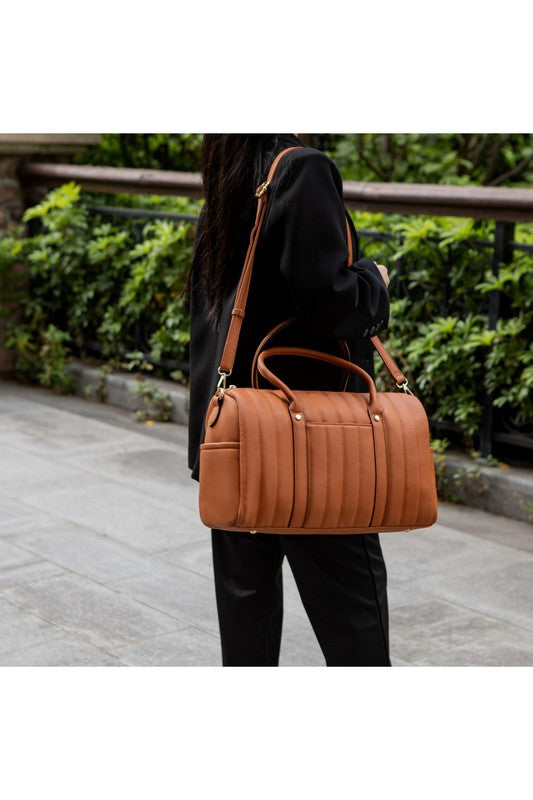 "Luana" Quilted Duffle Bag