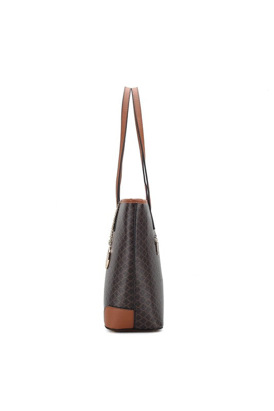 "Arya" Tote Bag With Wristlet