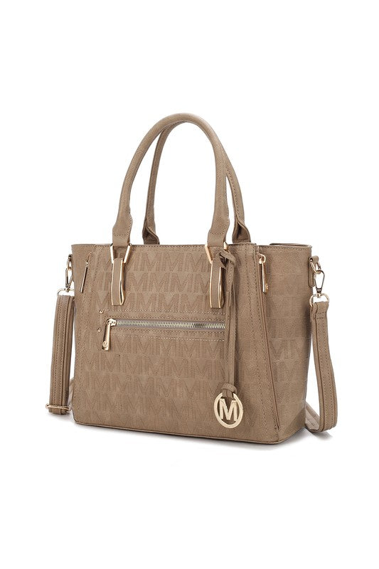 Cairo M Signature Satchel Bag