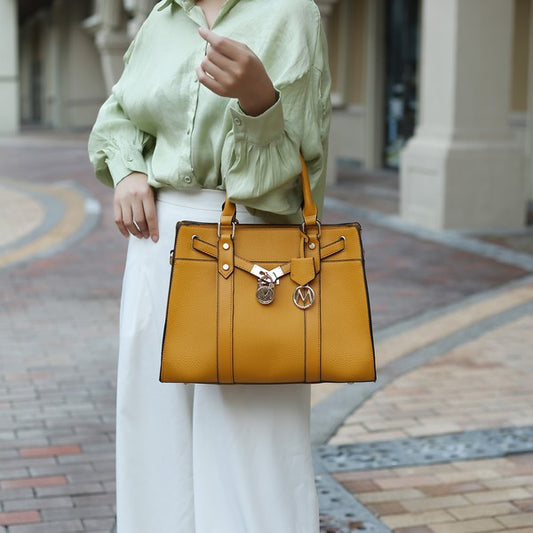 "Christine" Satchel with wallet