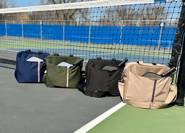 Pickleball Bag 3-in-1 Tote, Crossbody, Backpack in Four Colors